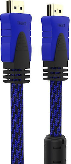 Inca HDMI 1.4 HDMI Кабел HDMI Мъжки - HDMI Мъжки 5м Черен