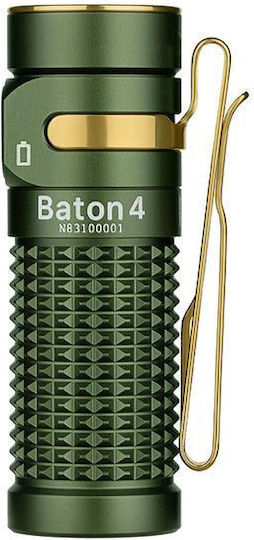 Olight Επαναφορτιζόμενος Φακός LED IPX8 Baton 4