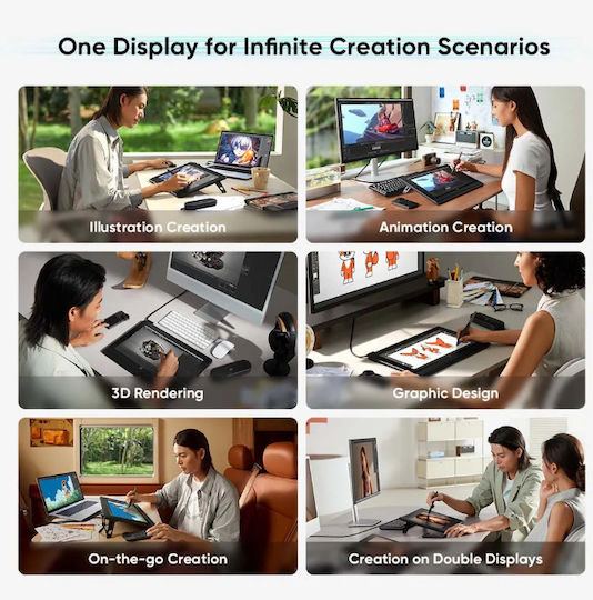 XP-Pen Artist Ultra 16 Grafică de Desen cu Ecran 4K 15.6"
