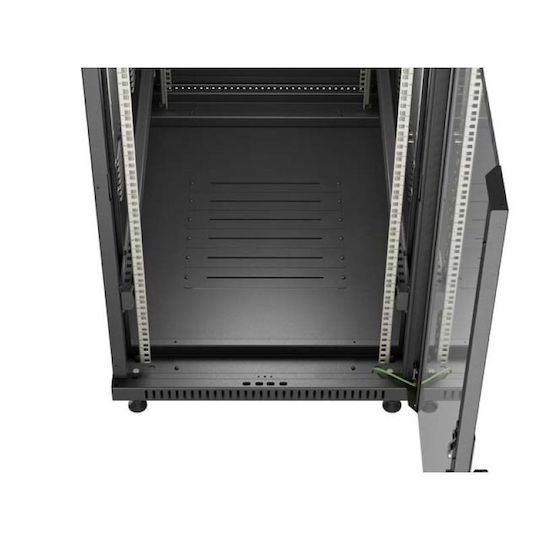 Lanberg Подова Rack Кабина 19U 60x100cm Черна FF01-6022-12B