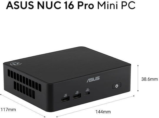 Asus Nuc Основни компоненти (Core Ultra 5 / 128GB M.2 / SSD)