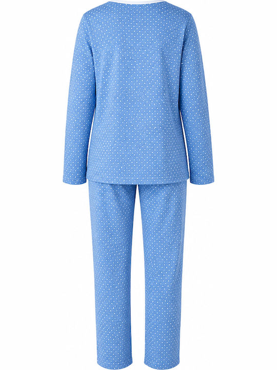 Cool Set De Pijamale De Vară Pentru Femei Bleu Cool Set De Pijamale De Vară Pentru Femei Bleu