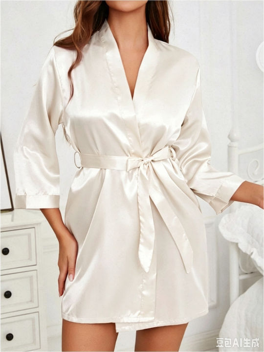 Intimonna Sommer Damen-Robe Weiß