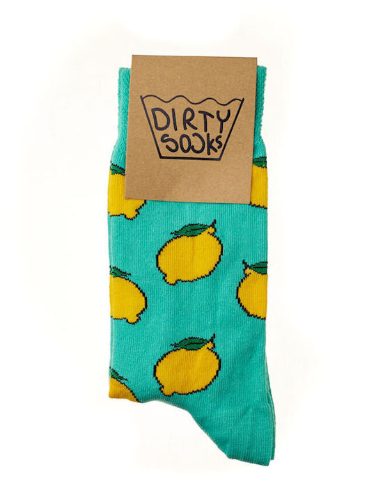 Dirty Socks Socks With Turquoise Patterns
