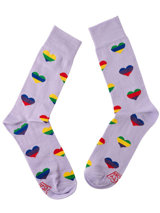 Dirty Socks Socks With Purple Patterns