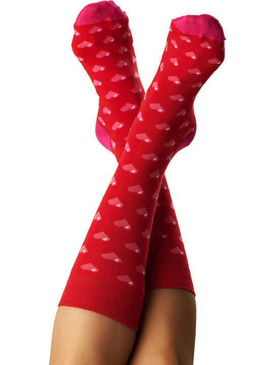 Dirty Socks Socks With Red Heart Patterns