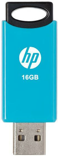 HP V212w 16GB USB 2.0 USB флашка Черен