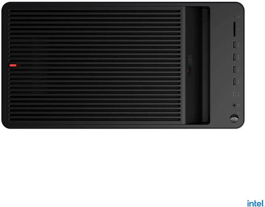 Lenovo ThinkCentre X Tower Настолен компютър (Ultra 7-265/32GB DDR4/2TB SSD/GeForce RTX 5060 Ti/Windows 11 Pro) с Клавиатура (GR)
