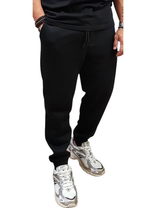 Sweatpants with Elastic Black