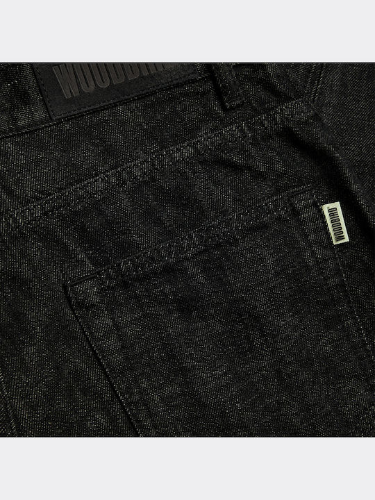Мъжки Джинсов Панталон Loose Tapered Кройка Черен