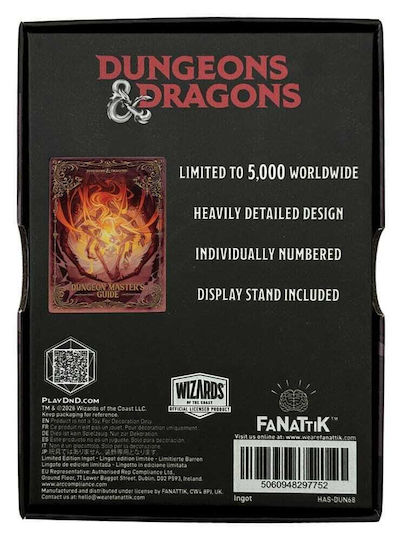 Dungeons & Dragons Ingot Ghidul Dungeon Masterilor Copertă Alternativă Ediție Limitată