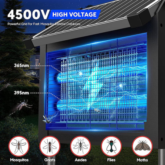 Lampa Solar Bugg Zapper with High Voltage Grid
