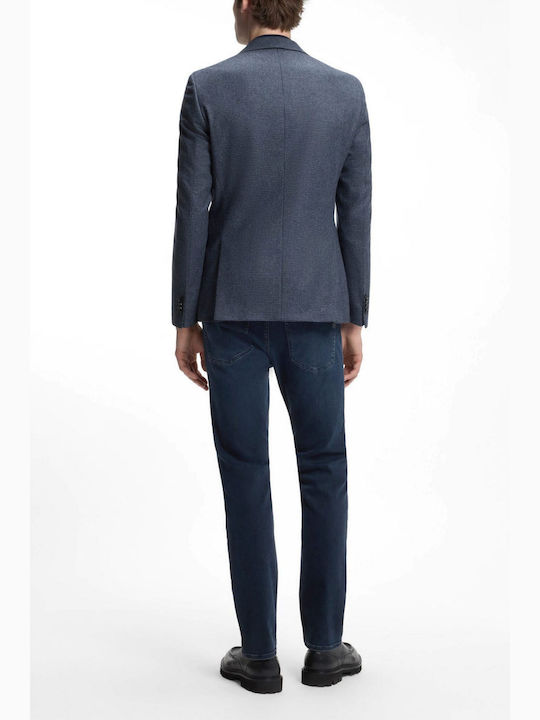 Men’s Slim Fit Blue Jacket