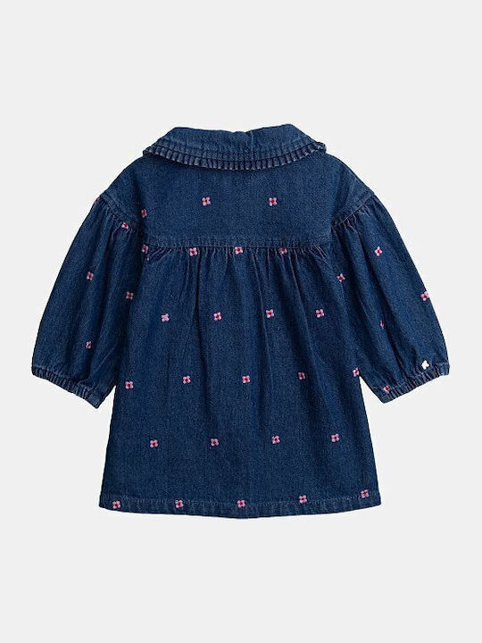 Girls Dress Long Sleeve Blue