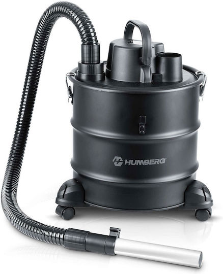 Humberg Σκούπα Στάχτης 1000W με Κάδο 18lt