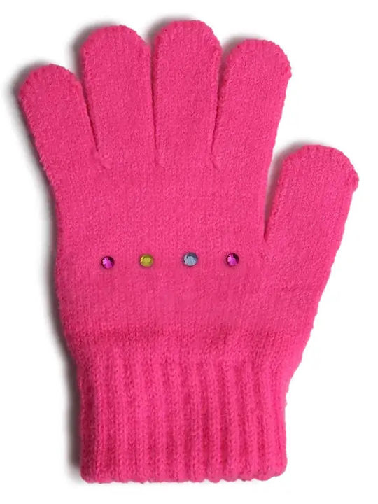 Kinderhandschuhe Gestrickt Rosa