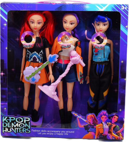 К-поп ловци на демони Кукли Винилови 30cm Rumi Mira Zoey Песен Светлина k.kp-03