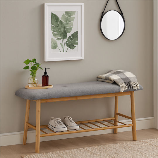 Bothwin (Jolin) Flurmöbel & Aufbewahrung mit Schuhregal & Bank 90x30x43cm
