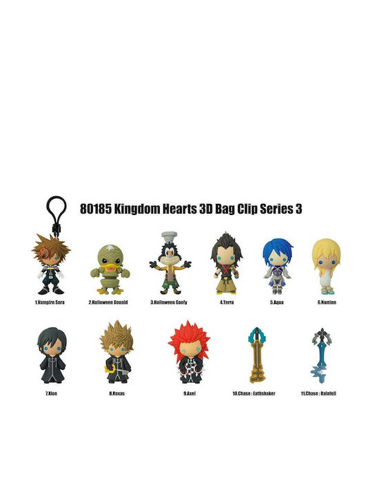 Kingdom Hearts 3d Foam Bag Clips Series 3 Display 24