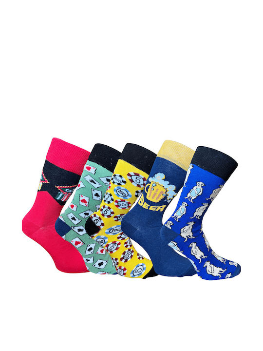 Kal-tsa Men's Multicolour Socks 5Pack Kal-tsa Men's Multicolour Socks 5Pack