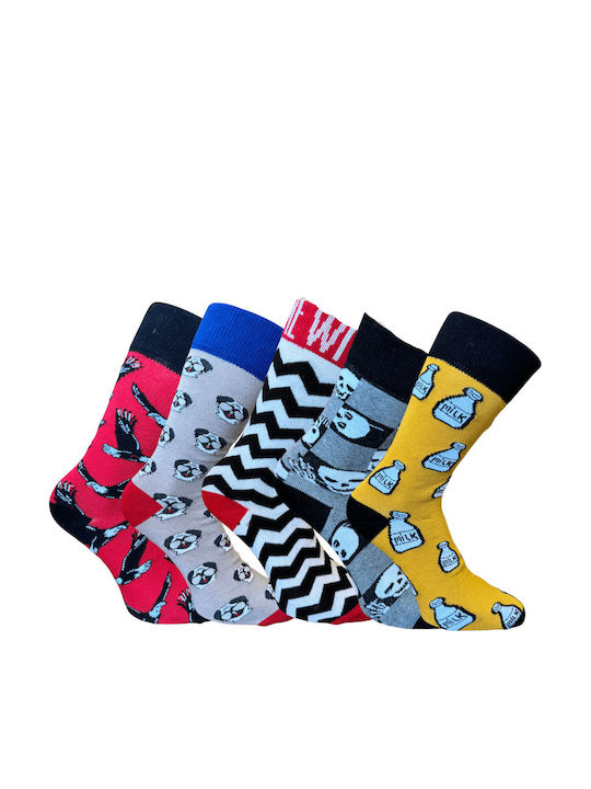 Kal-tsa Men's Multicolour Socks 5Pack Kal-tsa Men's Multicolour Socks 5Pack