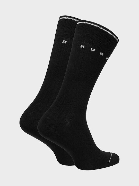 Hugo Men's Socks with Black Patterns 2Pack