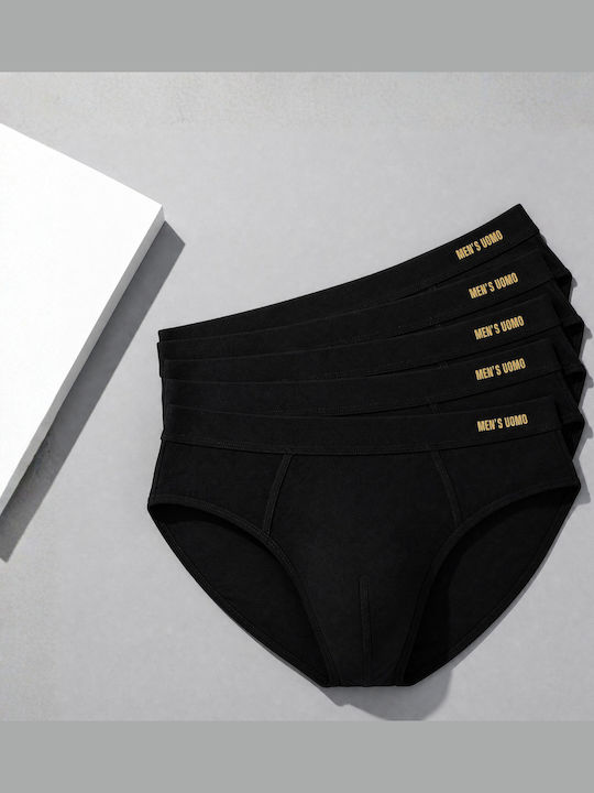 Men's Black Slips 5Pack