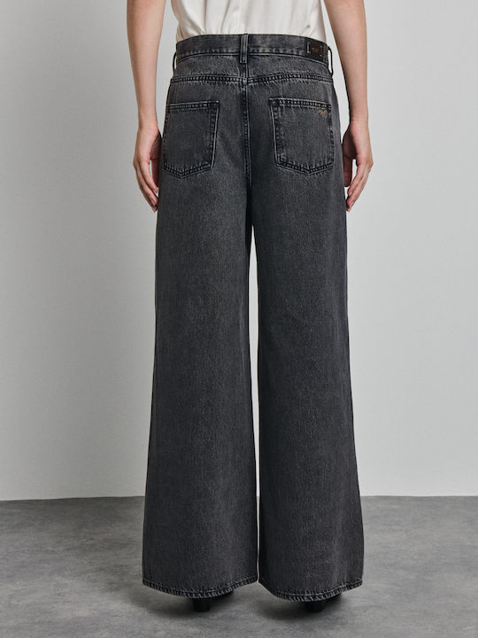 Lovely Damen Jeans Panteloni Schwarz