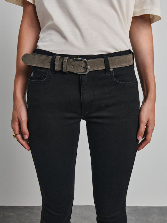 Sandra Damen Jeans Hosen in Slim Passform Schwarz