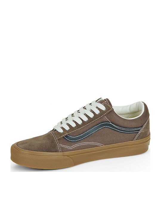 Old Skool Damen Sneakers Braun