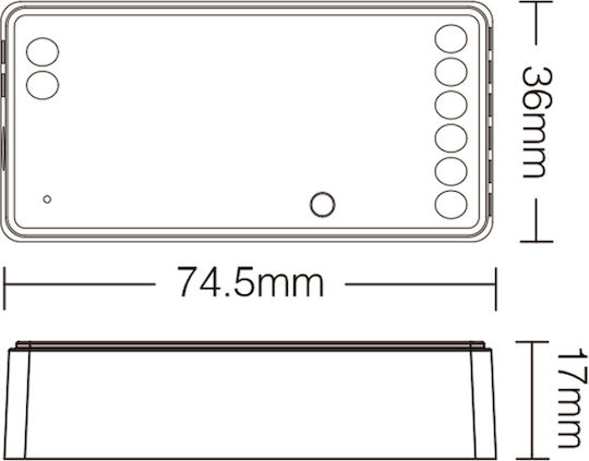 Контролер Led 2 1 2.4g Aca A-sr2 Ip20 A-sr2