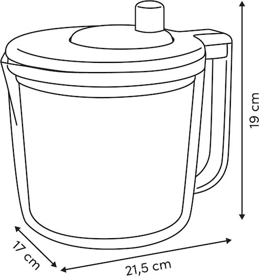 5Five Vegetable Strainer Plastic 21.5x17cm