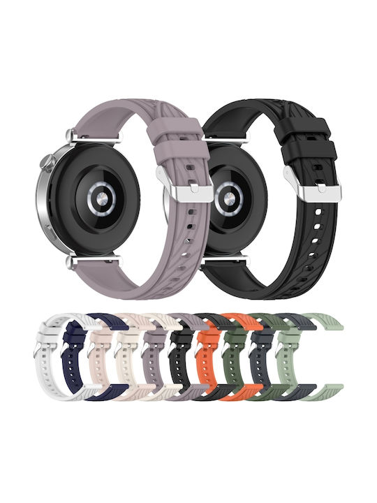 Силиконова каишка Сива (Amazfit GTS 4 Mini)