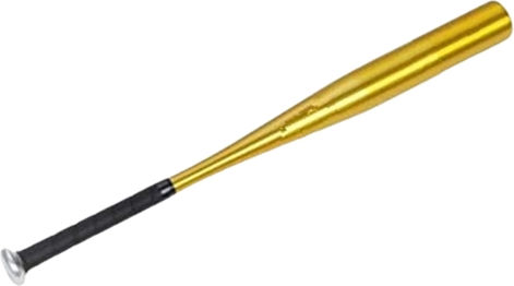 Set de două bâte de baseball Depox din aluminiu 80 cm aurii