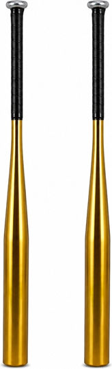 Set de trei bâte de baseball Depox din aluminiu 80 cm aurii