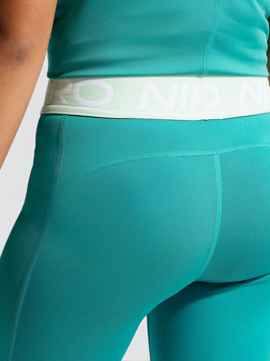 Kinderleggings Sport Lang Dri-Fit Energy Arctic Grün Weiß Pro