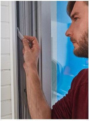 Tesa Insect Stop Comfort Window Mosquito Net White 130x130cm