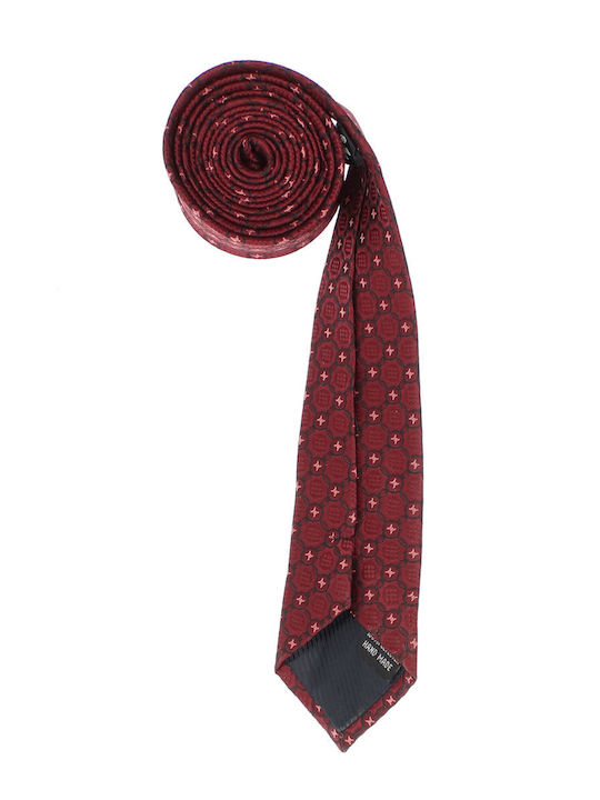 ButicCochet Männliche Krawatte Synthetisch in Burgundischer Farbe