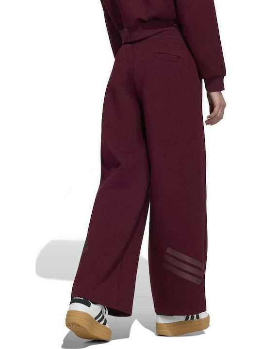 adidas Wide Wide Kinder Trainingsanzug Maroon