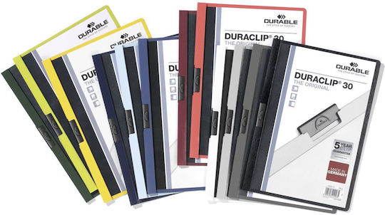 Durable Duraclip Original 30 Folder Clip A4 Anthracite