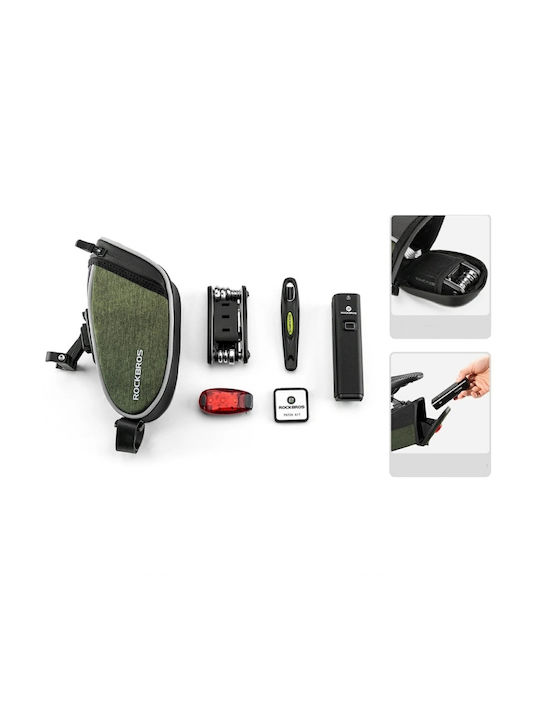 Rockbros Fahrradtasche Satteltaschen 0.45l Grün
