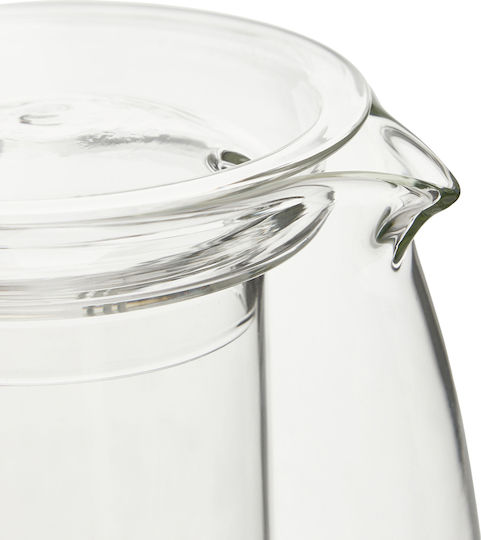 Ceainic cu Filtru din Sticlă Transparentă 800ml