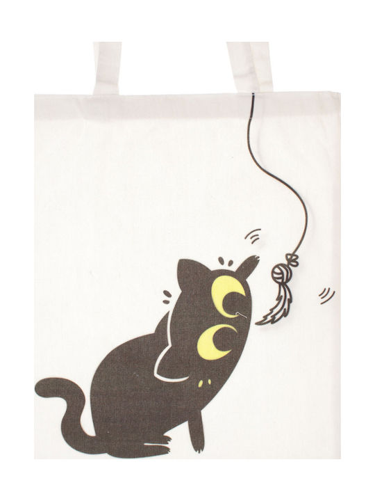Geantă De Bumbac Pentru Cumpărături Mărime 34x39 Cm Bej Gnd1126 Geantă De Bumbac Pentru Cumpărături Mărime 34x39 Cm Bej Gnd1126