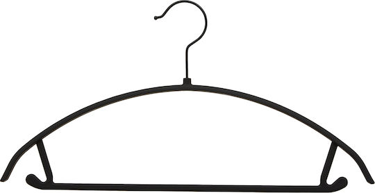 5Five Foldable Plastic Black Clothes Hangers for Pants 3 Pieces