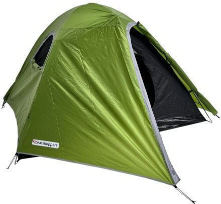 Grasshoppers Dorset 4 Grasshoppers Палатка за къмпинг Иглу с двоен плат 3 сезона за 4 души 215x245x145 см Зелена/Черна