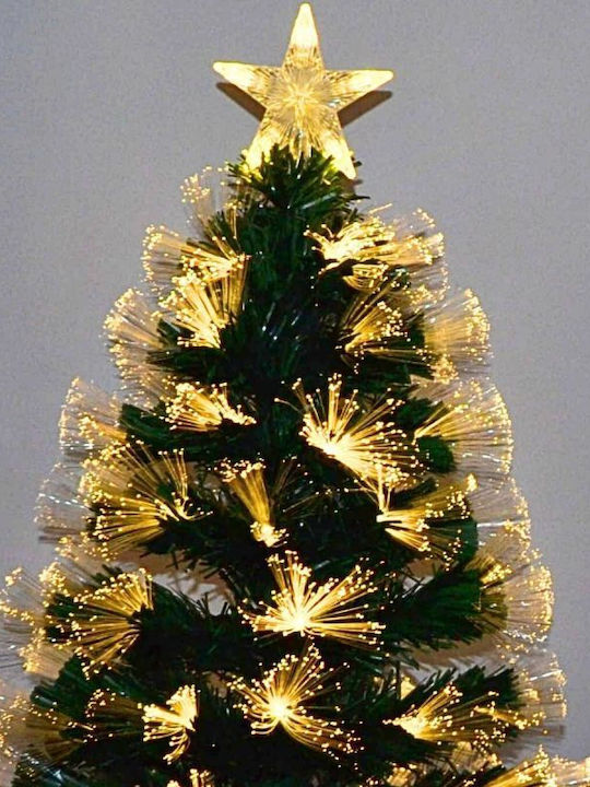 Christmas Tree 120cm With Optical Fiber Lighting White