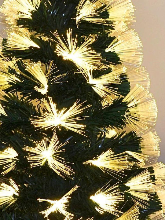 Christmas Tree 120cm With Optical Fiber Lighting White