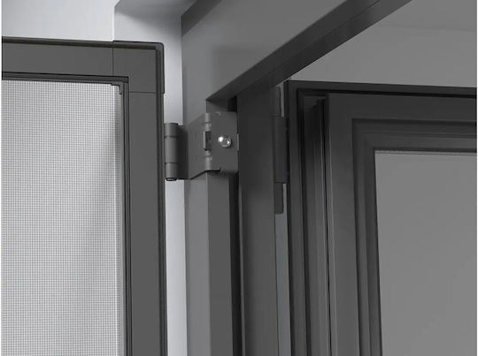 Tesa Aluminum Door Mosquito Net Grey With Frame