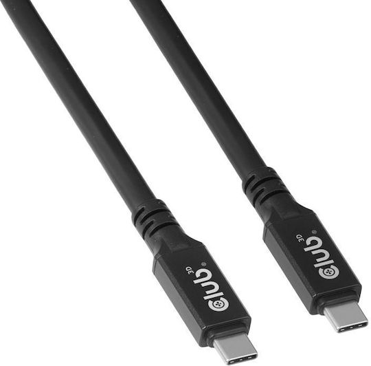 Club3D USB 3.2 Cable USB-C Male - USB-C 100W Black 3m CAC-2509