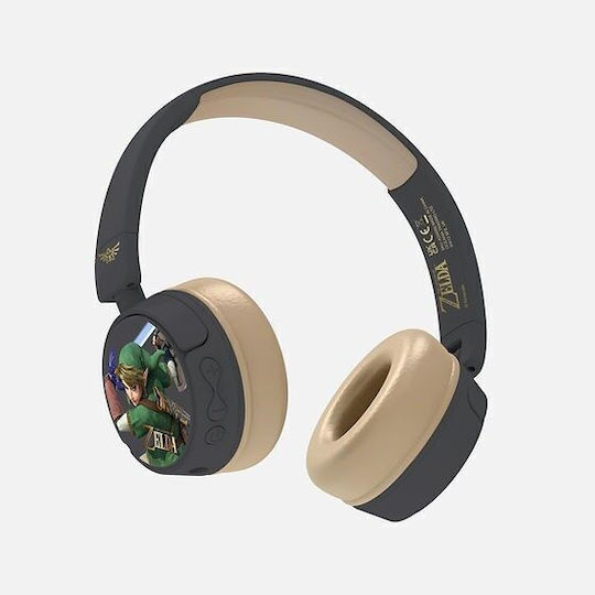 OTL Zelda Ενσύρματα Παιδικά Over Ear Ακουστικά με 24 ώρες Λειτουργίας Γκρι